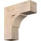 Ekena Millwork Thorton Block Smooth Bracket, Douglas Fir, 5 1/2"W x 18"D x 18"H BKT06X18X18THR05SDF - alternate 1